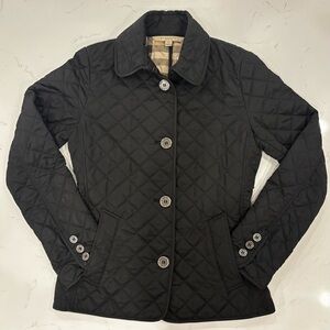 Burberry Black Quilted Puffer Jacket